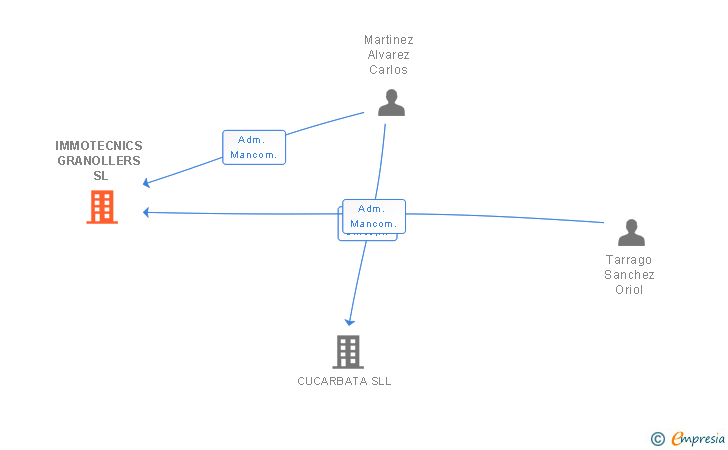 Vinculaciones societarias de IMMOTECNICS GRANOLLERS SL