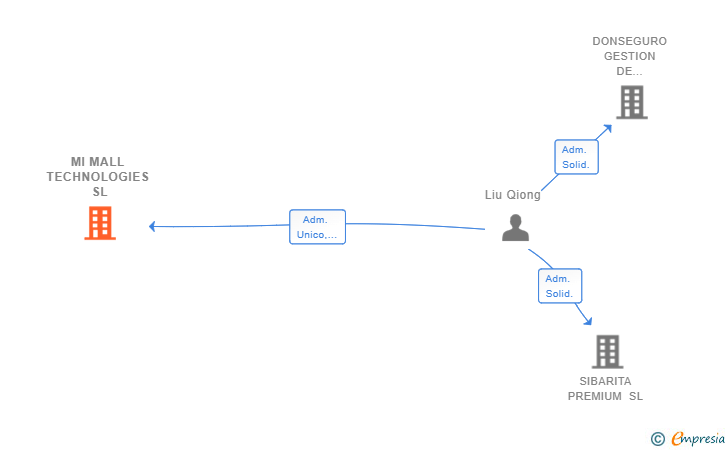 Vinculaciones societarias de MI MALL TECHNOLOGIES SL