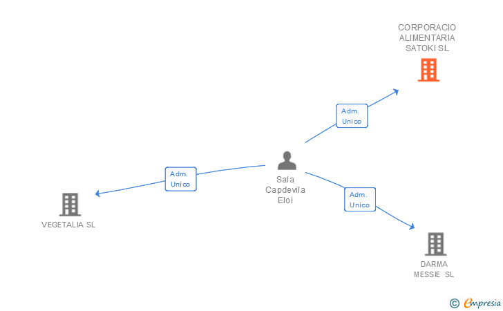 Vinculaciones societarias de SATOKI SL