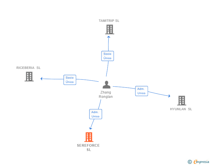 Vinculaciones societarias de SEREFORCE SL
