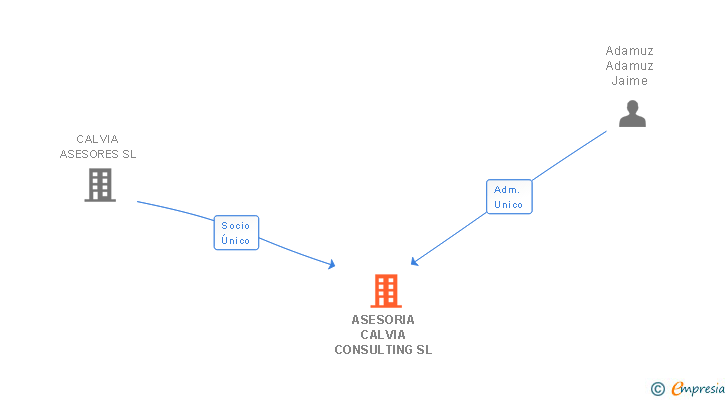 Vinculaciones societarias de ASESORIA CALVIA CONSULTING SL