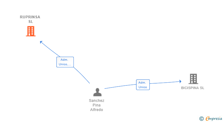 Vinculaciones societarias de RUPRINSA SL