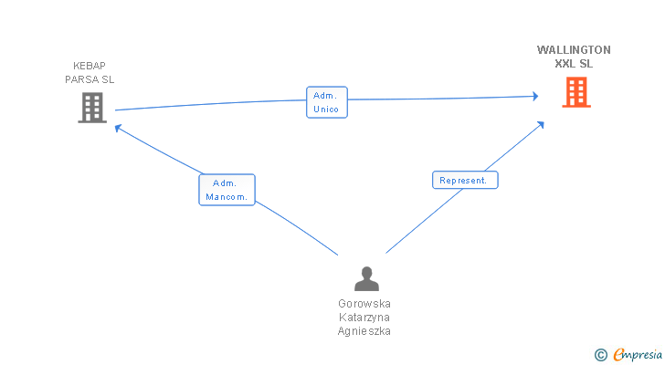 Vinculaciones societarias de WALLINGTON XXL SL