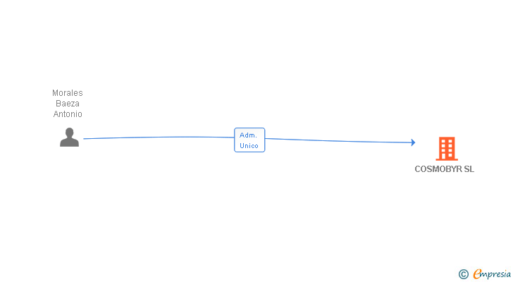 Vinculaciones societarias de COSMOBYR SL