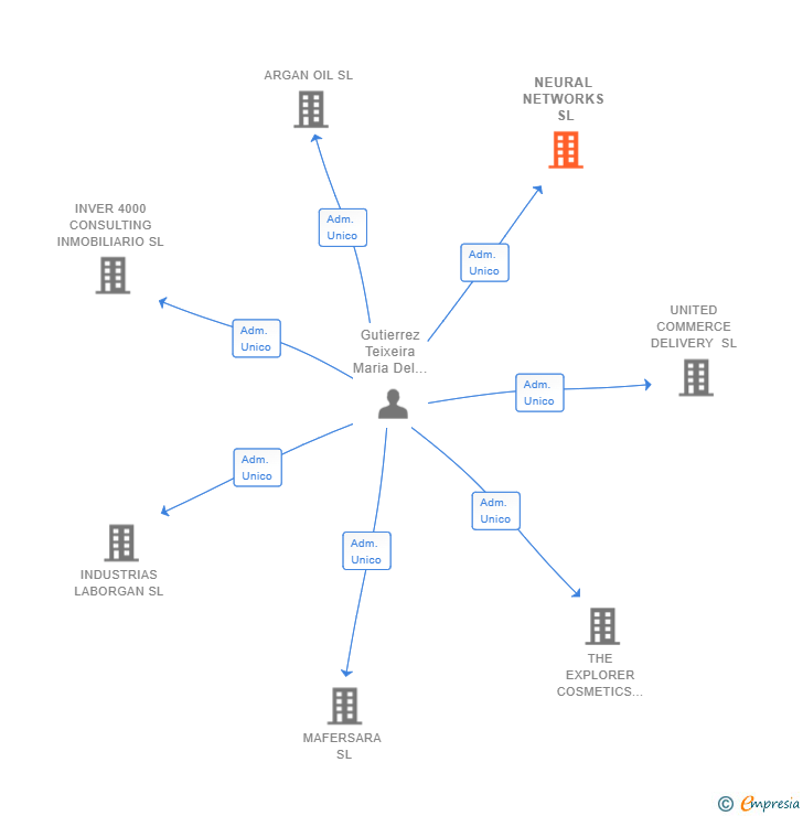 Vinculaciones societarias de NEURAL NETWORKS SL