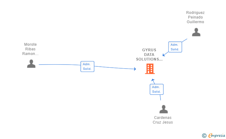 Vinculaciones societarias de GYRUS DATA SOLUTIONS SL