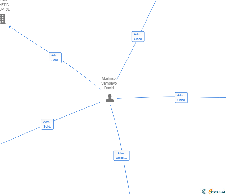 Vinculaciones societarias de SAMPAZAN 3D9 SL