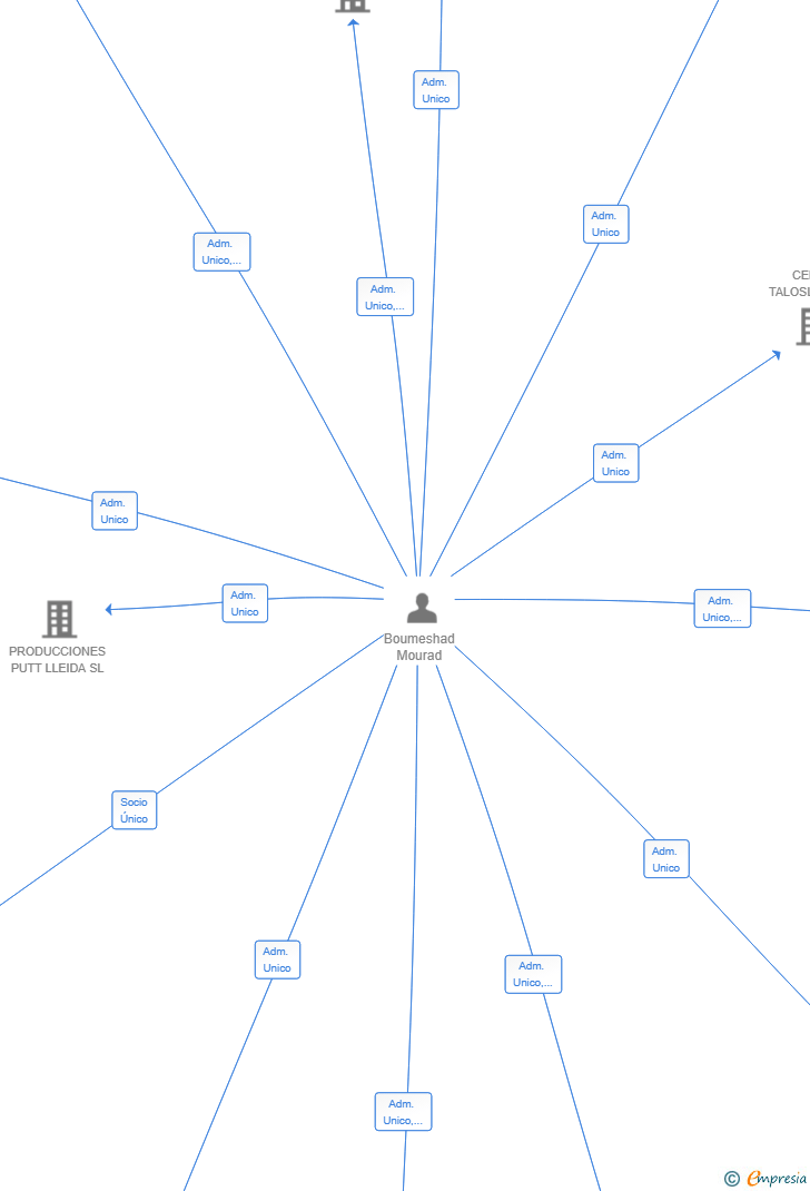 Vinculaciones societarias de AIMAS LOGISTIC SL