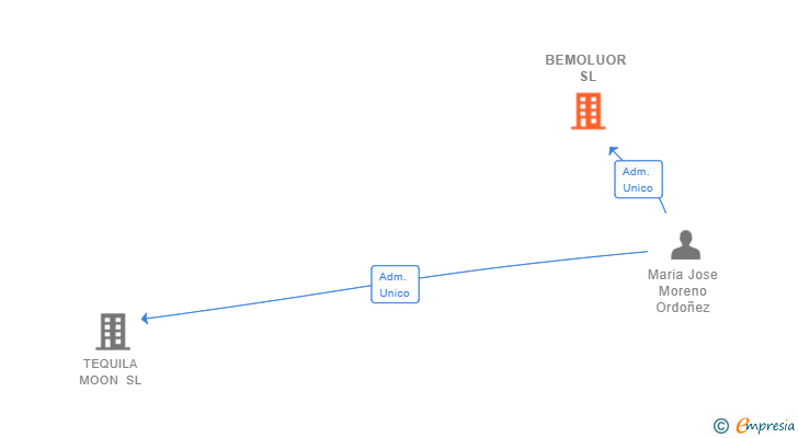 Vinculaciones societarias de BEMOLUOR SL