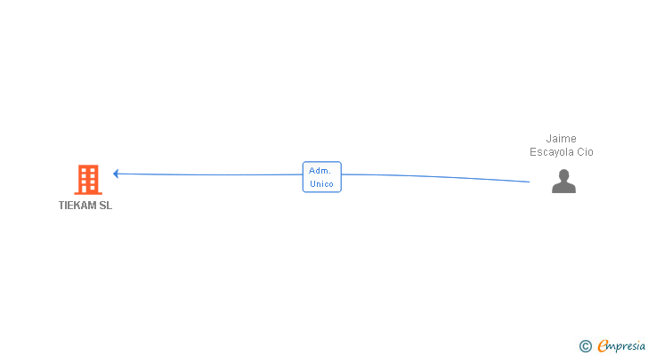 Vinculaciones societarias de TIEKAM SL
