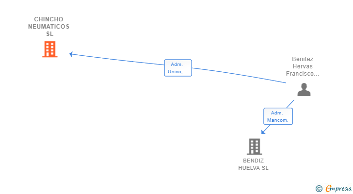 Vinculaciones societarias de CHINCHO NEUMATICOS SL