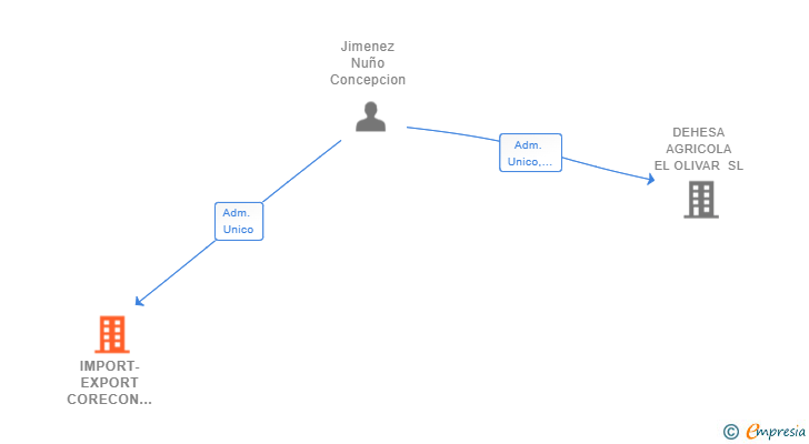 Vinculaciones societarias de IMPORT-EXPORT CORECON INTERNACIONAL SL