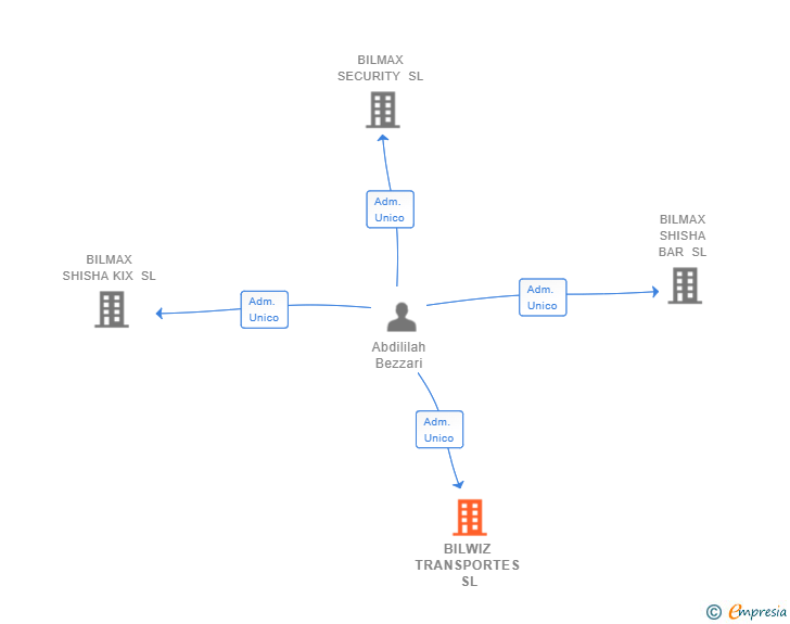 Vinculaciones societarias de BILWIZ TRANSPORTES SL