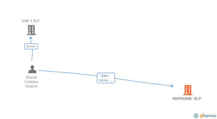 Vinculaciones societarias de REPRODIB SLP