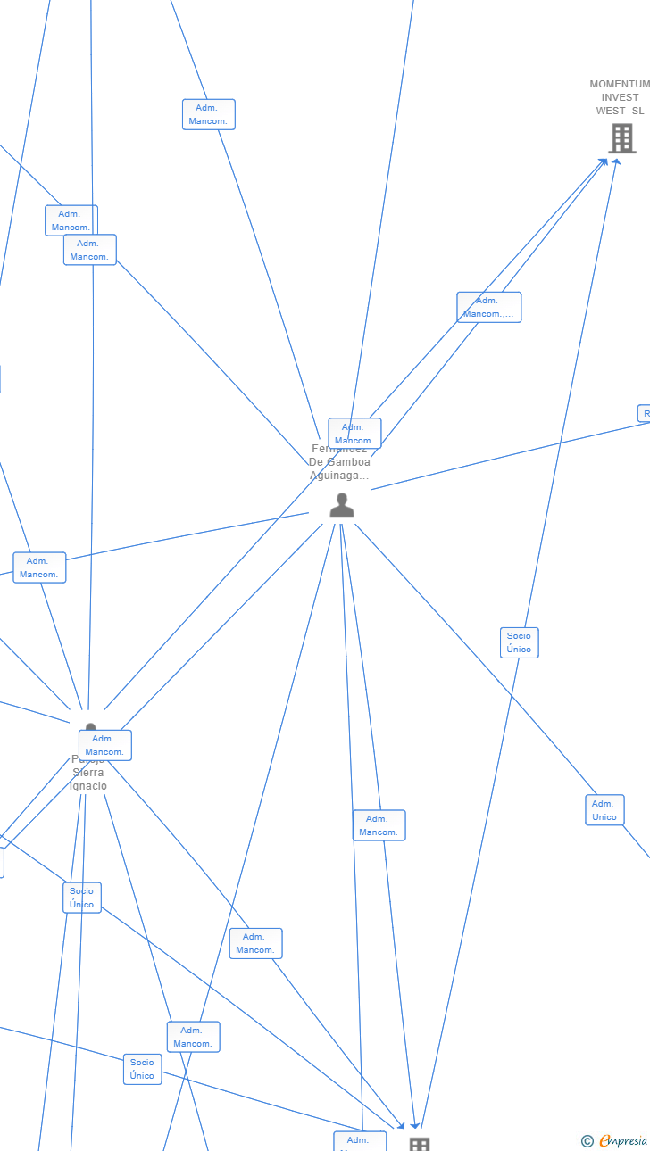 Vinculaciones societarias de MOMENTUM PICASSO SL