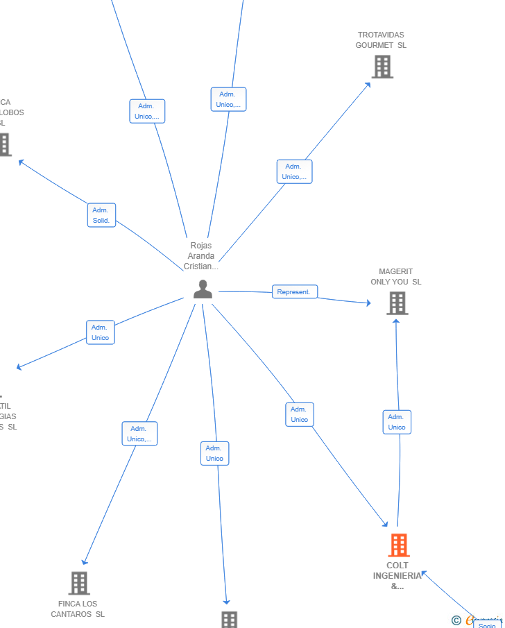 Vinculaciones societarias de COLT INGENIERIA & SERVICIOS INTEGRALES SL