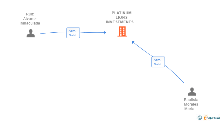 Vinculaciones societarias de PLATINUM LIONS INVESTMENTS SL