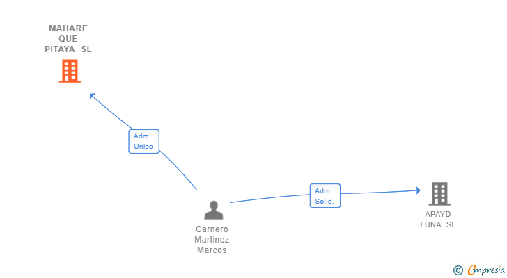 Vinculaciones societarias de MAHARE QUE PITAYA SL
