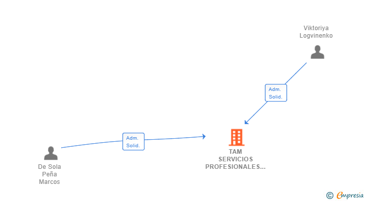Vinculaciones societarias de TAM SERVICIOS PROFESIONALES SL