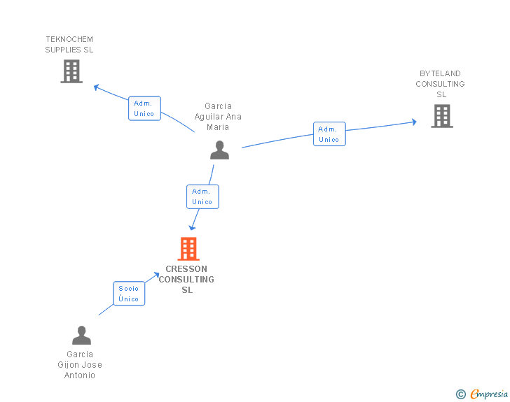 Vinculaciones societarias de CRESSON CONSULTING SL