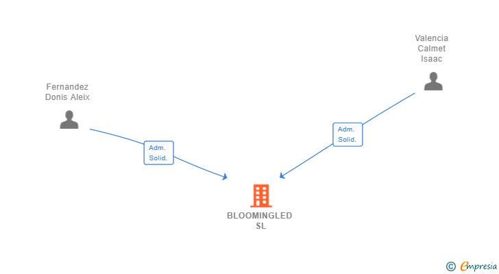 Vinculaciones societarias de BLOOMINGLED SL