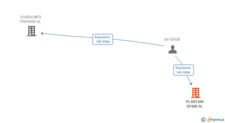 Vinculaciones societarias de PLANTAIN SPAIN SL