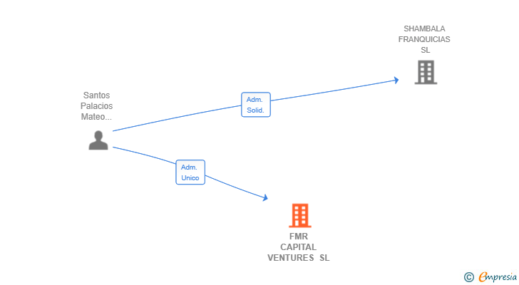 Vinculaciones societarias de FMR CAPITAL VENTURES SL