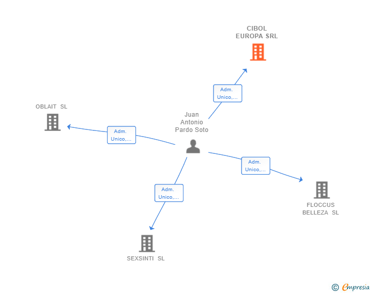Vinculaciones societarias de CIBOL EUROPA SRL
