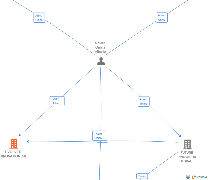Vinculaciones societarias de EVOLVED INNOVATION AIE