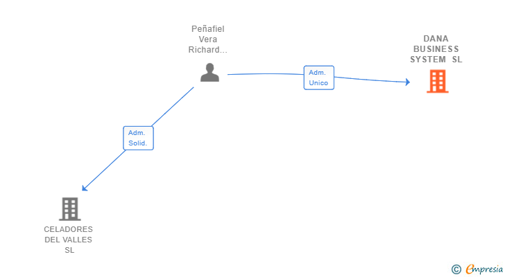 Vinculaciones societarias de DANA BUSINESS SYSTEM SL