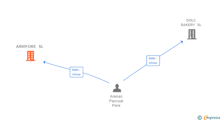 Vinculaciones societarias de ARVIFORE SL