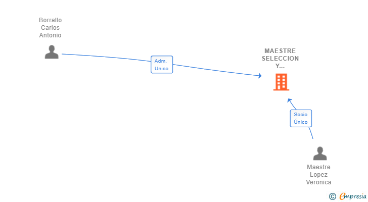 Vinculaciones societarias de MAESTRE SELECCION Y CONSULTORIA SL