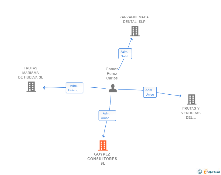 Vinculaciones societarias de GOYPEZ CONSULTORES SL