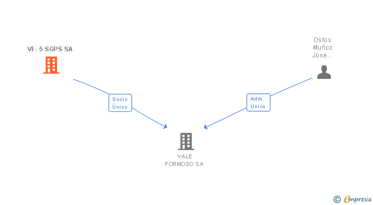 Vinculaciones societarias de VF-5 SGPS SA