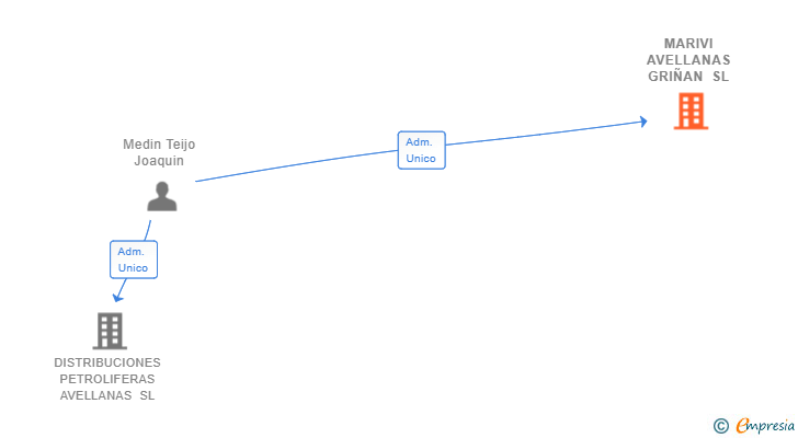 Vinculaciones societarias de MARIVI AVELLANAS GRIÑAN SL