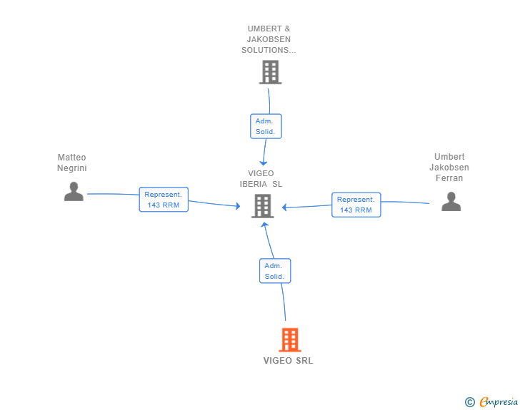 Vinculaciones societarias de VIGEO SRL