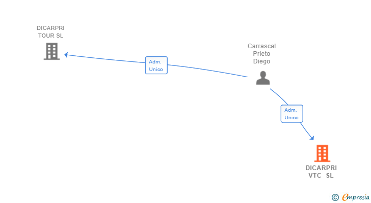 Vinculaciones societarias de DICARPRI VTC SL