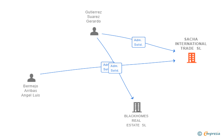 Vinculaciones societarias de SACHA INTERNATIONAL TRADE SL