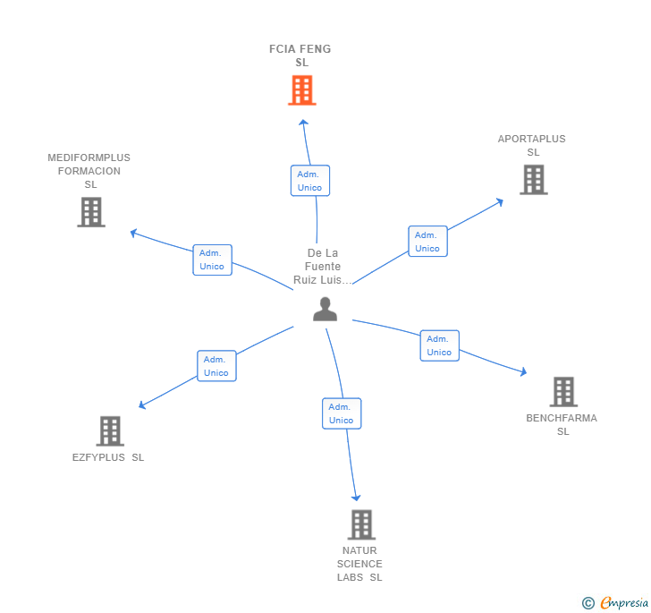 Vinculaciones societarias de FCIA FENG SL