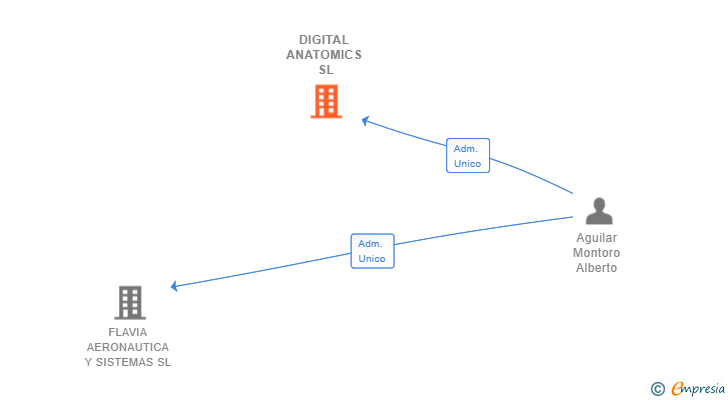 Vinculaciones societarias de DIGITAL ANATOMICS SL