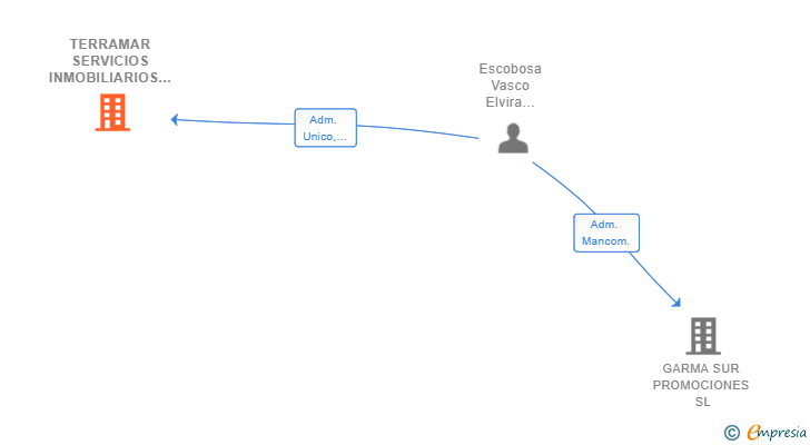 Vinculaciones societarias de TERRAMAR SERVICIOS INMOBILIARIOS Y GRANDES ACTIVOS SRL