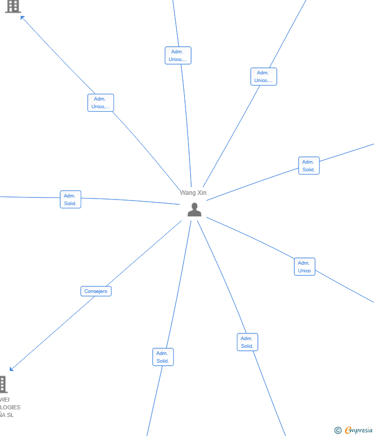 Vinculaciones societarias de MIZAN IBERIA SL