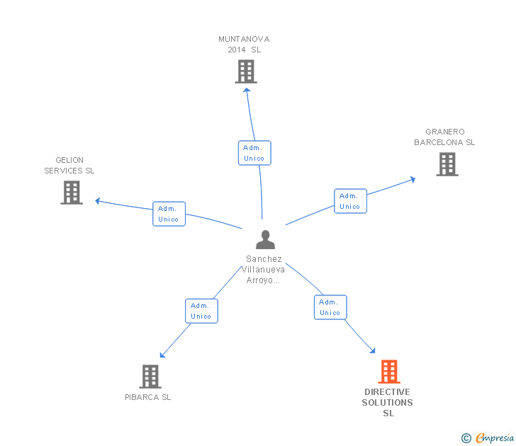 Vinculaciones societarias de DIRECTIVE SOLUTIONS SL
