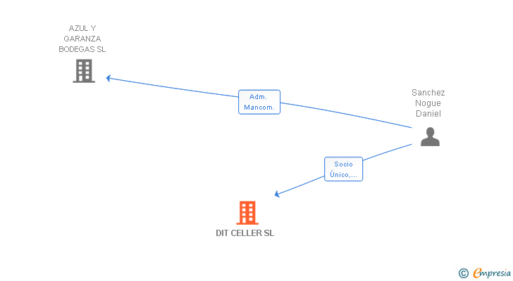 Vinculaciones societarias de DIT CELLER SL