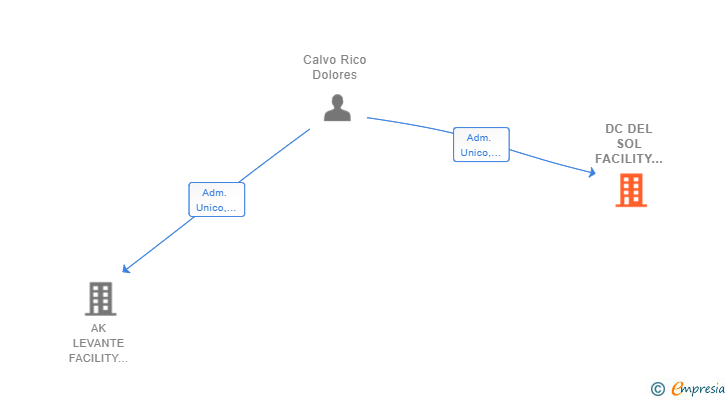 Vinculaciones societarias de DC DEL SOL FACILITY SERVICES SL