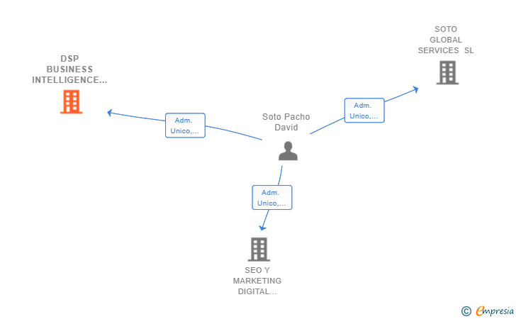 Vinculaciones societarias de DSP BUSINESS INTELLIGENCE SL