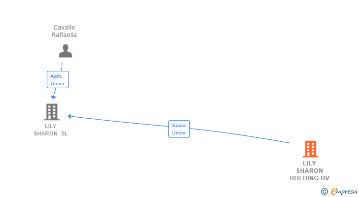 Vinculaciones societarias de LILY SHARON HOLDING BV