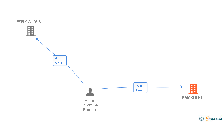 Vinculaciones societarias de KAMBI 9 SL