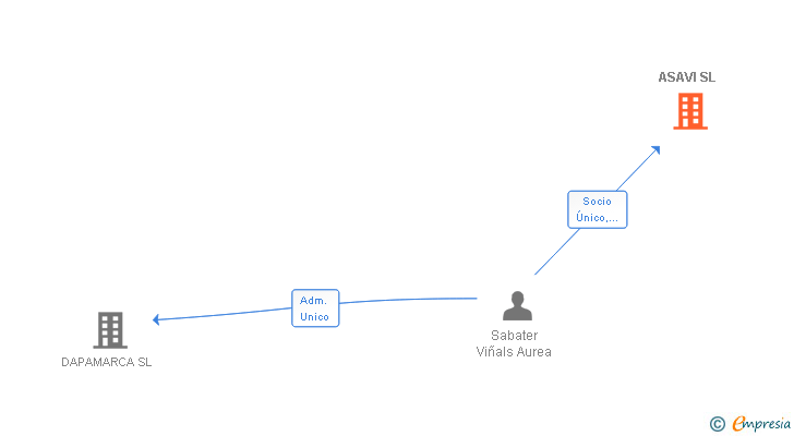 Vinculaciones societarias de ASAVI SL