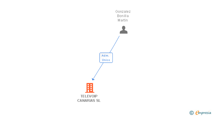 Vinculaciones societarias de TELEVOIP CANARIAS SL